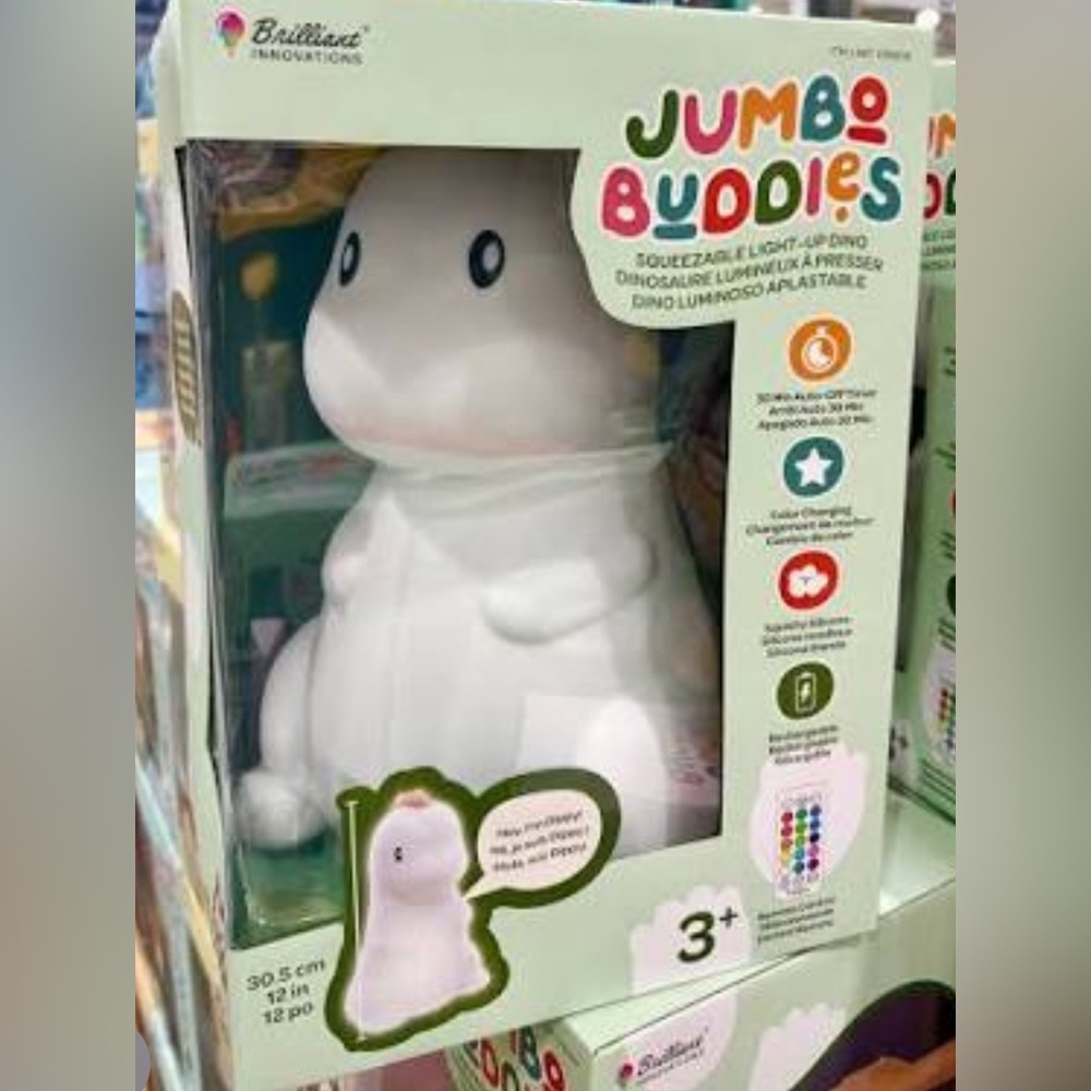 Jumbo Buddies - Dino Light and Plush Toy